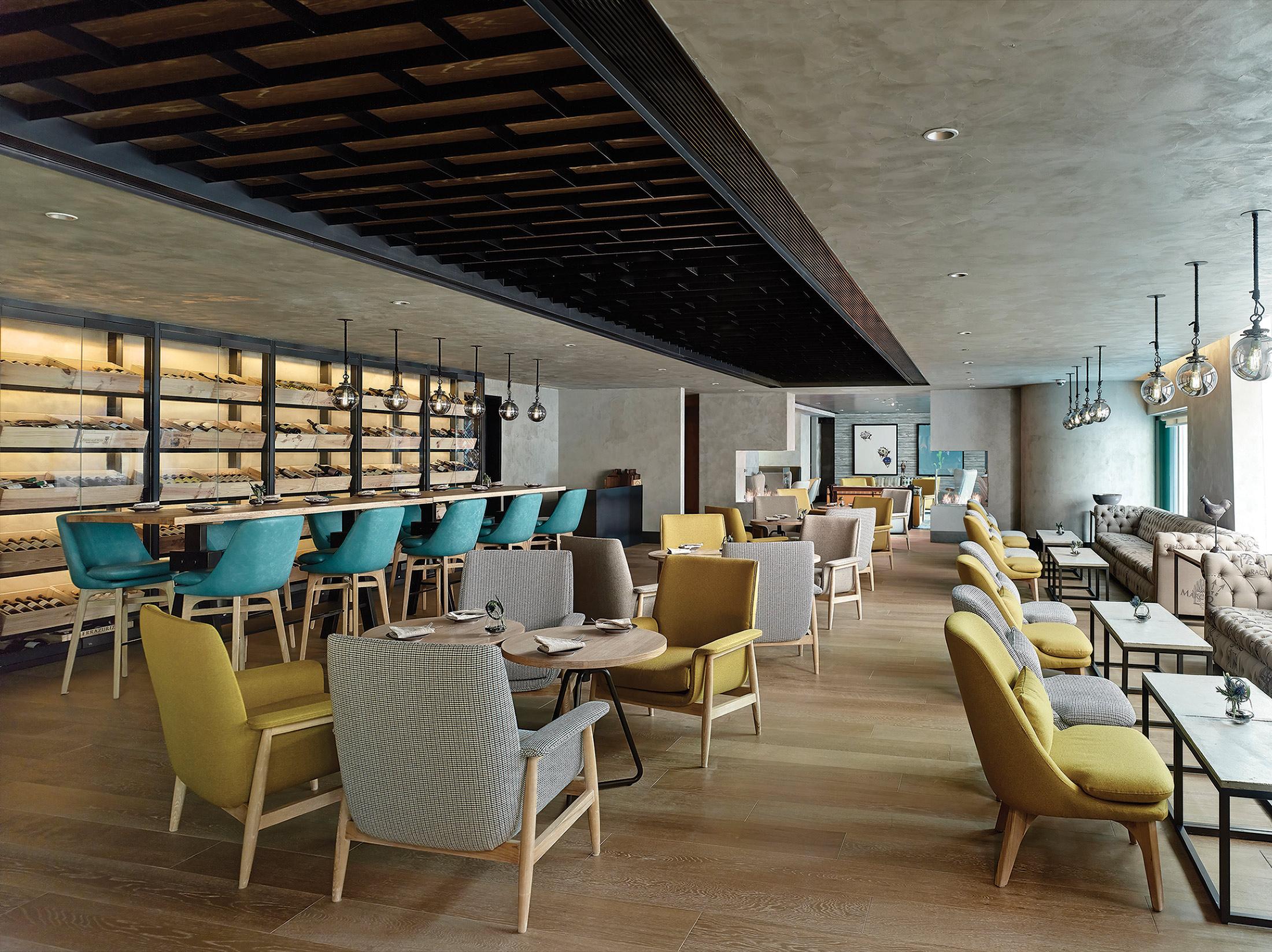فندق كورديس هونج كونج هونغ كونغ المظهر الخارجي الصورة The interior of the lounge